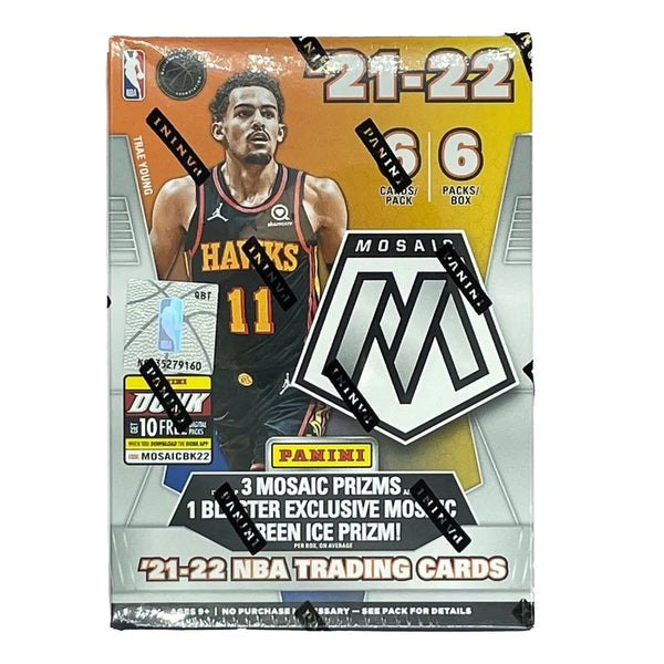 2021-22 NBA - Panini - Mosaic - Fanatics - Hobby Blaster Box (Green Ice)